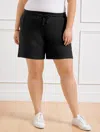 Talbots Modal Terry Shorts - Black - 3x  In Black