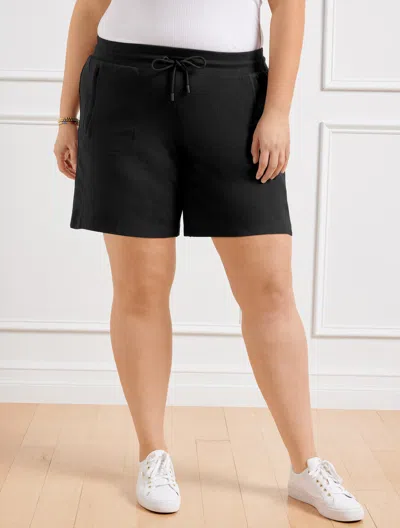 Talbots Modal Terry Shorts - Black - 3x