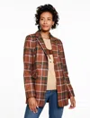 Talbots Plus Petite - No Close Blazer - Kellynch Plaid - Acorn Brown - 20  In Brown