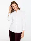 Talbots Plus Petite - Non-iron Perfect Shirt - Pearl Button - White - 18  In White