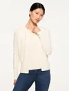 Talbots Plus Petite - Occasion Cardigan Sweater - Ivory - 1x  In White