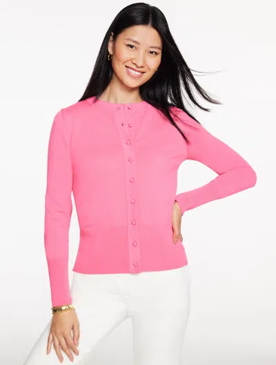 Talbots Plus Petite - Occasion Cardigan Sweater - Petunia Pink - 1x