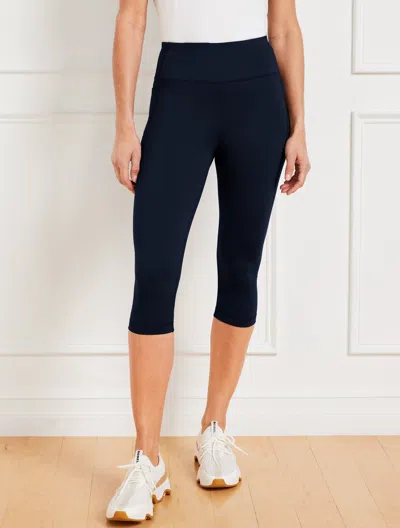 Talbots Plus Petite - Out & About Pedal Pusher Pants - Blue - 2x