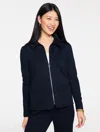 Talbots Plus Petite - Passport Ponte Lady Jacket - Blue - 3x