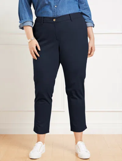 Talbots Plus Petite - Perfect Crops Pants - Blue - 22  In Black