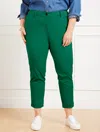 Talbots Plus Petite - Perfect Crops Pants - Curvy Fit - Heritage Green - 16