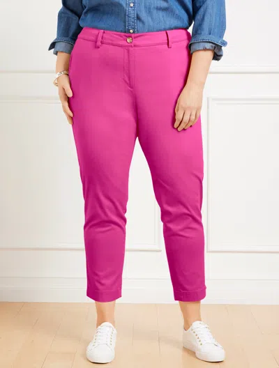 Talbots Plus Petite - Perfect Crops Pants - Curvy Fit - Rose Sorbet - 22