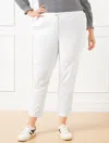 Talbots Plus Petite - Perfect Crops Pants - Curvy Fit - White - 22