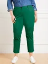 Talbots Plus Petite - Perfect Crops Pants - Heritage Green - 18