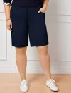 Talbots Plus Petite - Perfect Shorts - 10.5â - Blue - 22