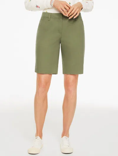 Talbots Plus Petite - Perfect Shorts - 10.5â - Olive Leaf - 20  In Green