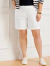 Talbots Plus Petite - Perfect Shorts - 7â - White - 22