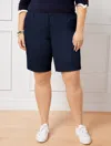 Talbots Plus Petite - Perfect Shorts - 9â - Blue - 22