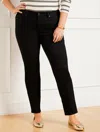 Talbots Plus Size Slim Ankle Jeans - Black - 20  In Black