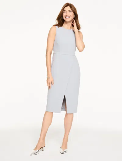 Talbots Plus Petite - Polished Crepe Sheath Dress - Cloud Grey - 20  In Gray