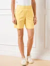 Talbots Plus Petite - Pull-on Shorts - 6â - Corn Silk - X  In Corn Silk