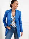 Talbots Plus Petite - Relaxed 90s Blazer - Azure Blue - 20