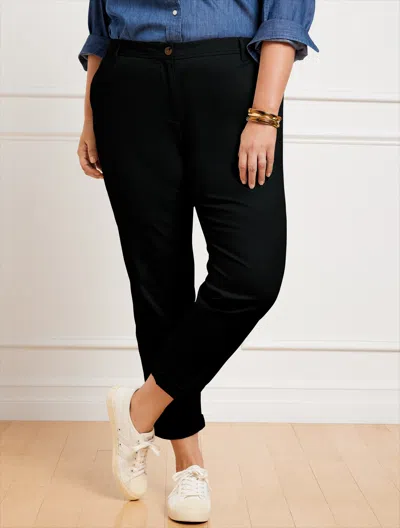 Talbots Relaxed Chinos Pants - Black - 22