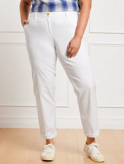 Talbots Relaxed Chinos Pants - White - 20