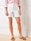 Talbots Plus Petite - Scallop Shorts - White - 18