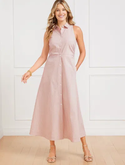 Talbots Plus Size - Seersucker Shirtdress - Sangria - 20
