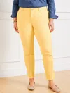 Talbots Plus Petite - Slim Ankle Jeans - Garment Dye - Corn Silk - 22  In Corn Silk