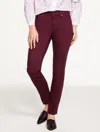 Talbots Plus Petite - Slim Ankle Jeans - Solids - Rich Burgundy - 16