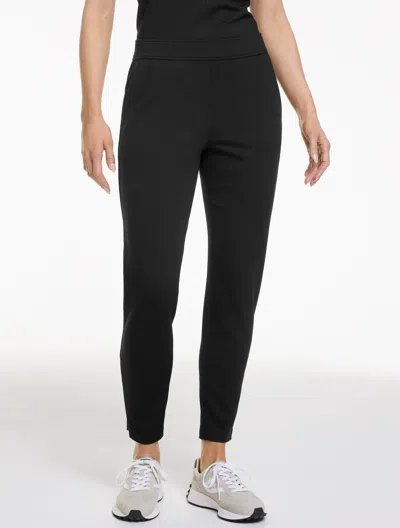 Talbots Plus Petite - Slim Ankle Passport Ponte Pants - Black - 2x