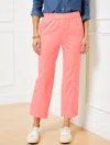 Talbots Plus Petite - Slim Crop Pants - Coral Charm - 1x  In Coral Charm