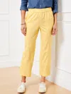 Talbots Plus Petite - Slim Crop Pants - Corn Silk - 2x