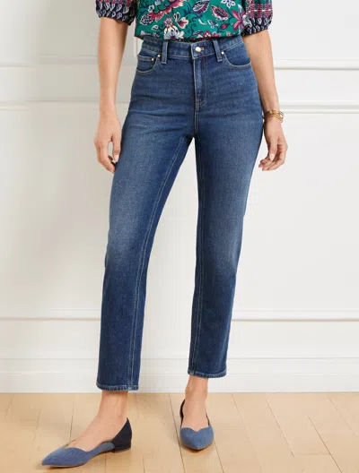 Talbots Plus Petite - Slim Straight Ankle Jeans - Penelope Wash - 20