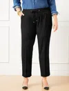 Talbots Plus Petite - Straight Ankle Crepe Pants - Black - 2x  In Black