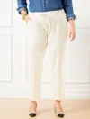 Talbots Plus Petite - Straight Ankle Crepe Pants - Ivory - 3x