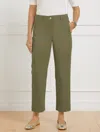 Talbots Plus Petite - Straight Ankle Pants - Burnt Olive - 22