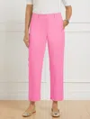 Talbots Plus Petite - Straight Ankle Pants - Pink Rouge - 22  In Pink Rouge