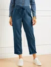 Talbots Plus Petite - Straight Ankle Relaxed Pull-on Pants - Midnight Sky - 2x