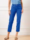 Talbots Plus Petite - Straight Crop Jeans - Garment Dyed - Blue Majesty - 20
