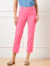 Talbots Plus Petite - Straight Crop Jeans - Garment Dyed - Camellia Rose - 22