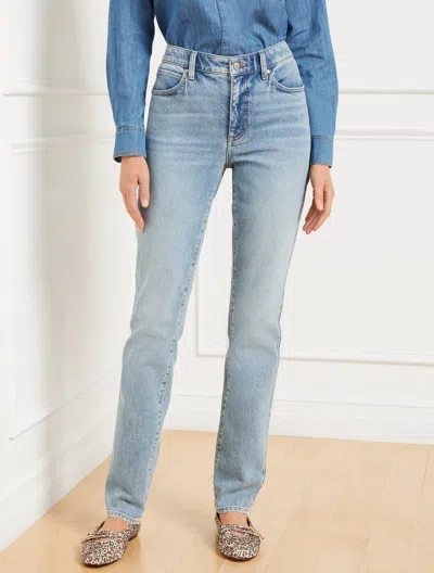 Talbots Plus Petite - Straight Leg Jeans - Glendale Wash - 22