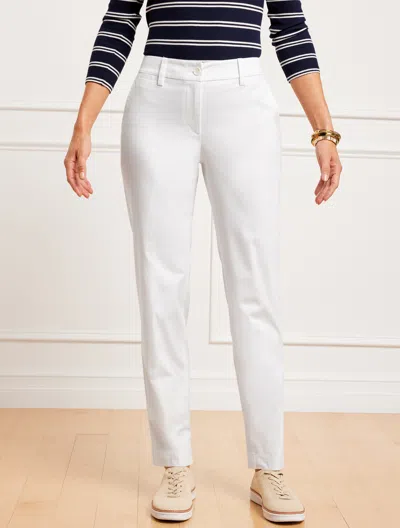 Talbots Perfect Chinos Pants - Curvy Fit - White - 20