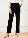 Talbots Plus Petite - Straight Leg Refined Ponte Pants - Black - 20  In Black