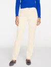 Talbots Plus Petite - Straight Leg Rhinestone Jeans - Natural - 22  In White
