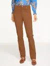 Talbots Plus Petite - Straight Leg Stretch Corduroy Pants - Caramel - 22  In Brown