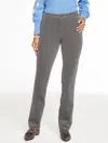 Talbots Plus Petite - Straight Leg Stretch Corduroy Pants - Wren Grey - 20