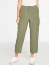 Talbots Plus Petite - Stretch Woven Cargo Pants - Sagebrush - 3x  In Green