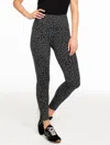 Talbots Plus Petite - Studio Stretch Leggings - Tonal Cheetah - Shadow Heather - X