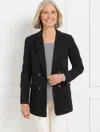 Talbots Plus Petite - Tailored Stretch No Close Blazer - Black - 22