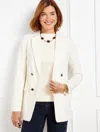 Talbots Plus Petite - Tailored Stretch No Close Blazer - Ivory - 20
