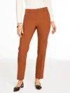 Talbots Plus Petite -  Hampshire Straight Ankle Pants - Acorn Brown - 16