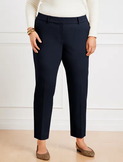 Talbots Hampshire Ankle Pants - Curvy Fit - Blue - 22